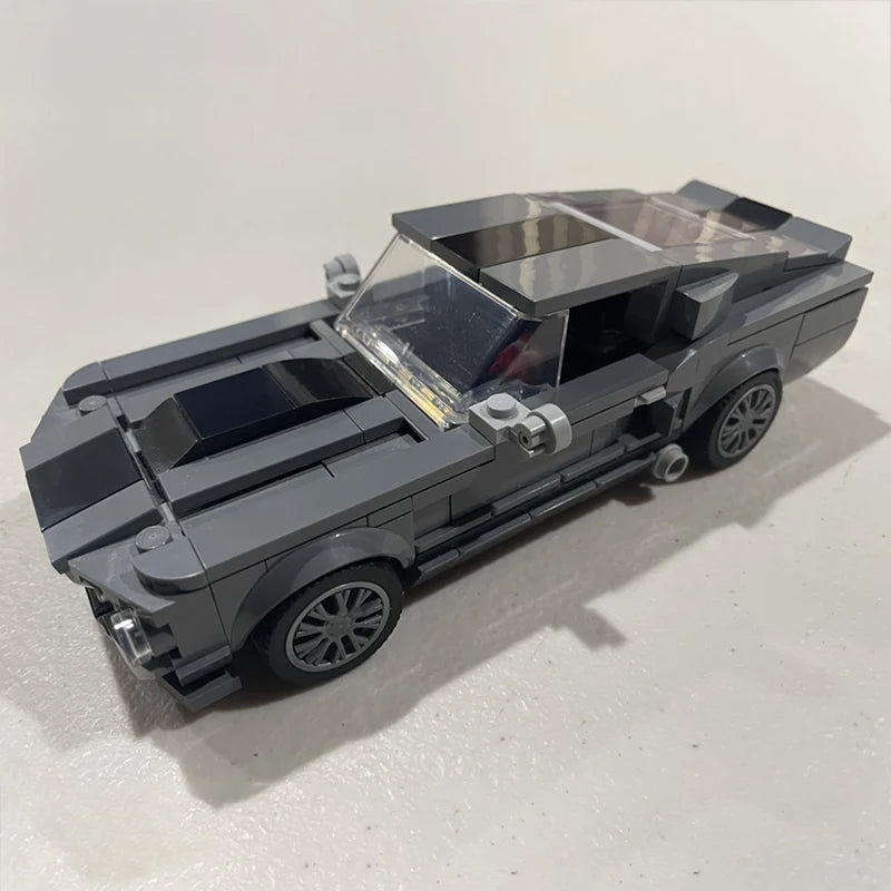 364Pcs MOC Mustang Super Racing Speed Shelby GT500 Bricks Creative Cars Building Block Model Kids DIY Educational Toys Gifts