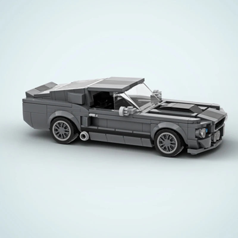 364Pcs MOC Mustang Super Racing Speed Shelby GT500 Bricks Creative Cars Building Block Model Kids DIY Educational Toys Gifts