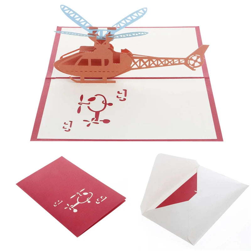 38 Styles 3D Pop Up Greeting Card Love In Hands Birthday Wedding Halloween Christmas Valentines' Day New Year Xmas Kids Gift