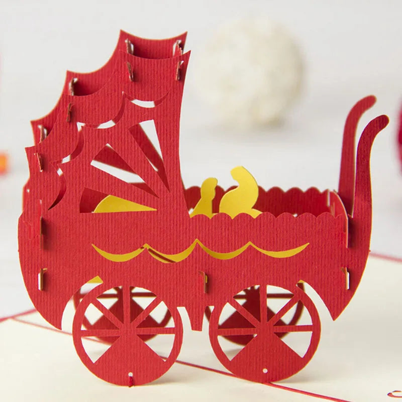 38 Styles 3D Pop Up Greeting Card Love In Hands Birthday Wedding Halloween Christmas Valentines' Day New Year Xmas Kids Gift