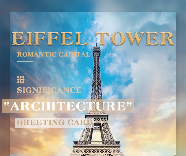 3D Pop UP Invitations Card 3D Paper World Attractions Birthday Greeting Cards 3D Tourist Postcard Save The Date Boy Gift Card
