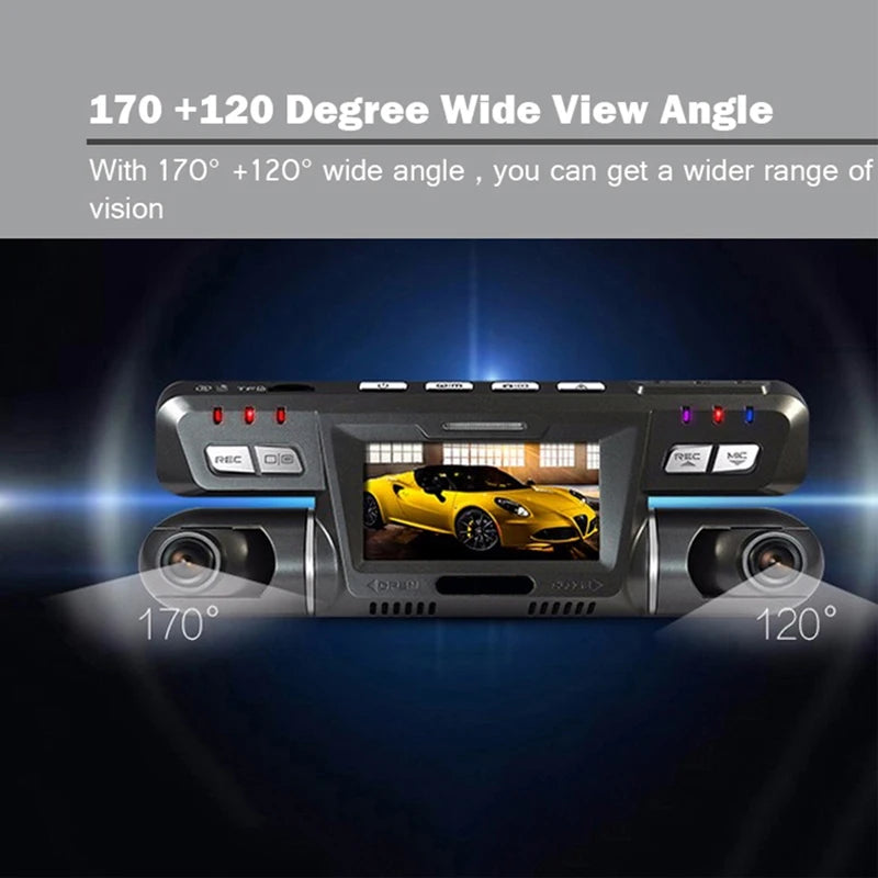 B80 Dash Cam WiFi 4K Dual 1080P Front and Inside Dash Camera Dual Lens Dash Cam Dual Camara Wifi for Cars Truck Taxi