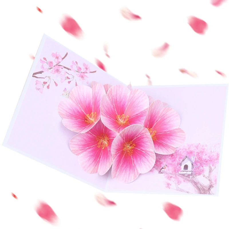 38 Styles 3D Pop Up Greeting Card Love In Hands Birthday Wedding Halloween Christmas Valentines' Day New Year Xmas Kids Gift