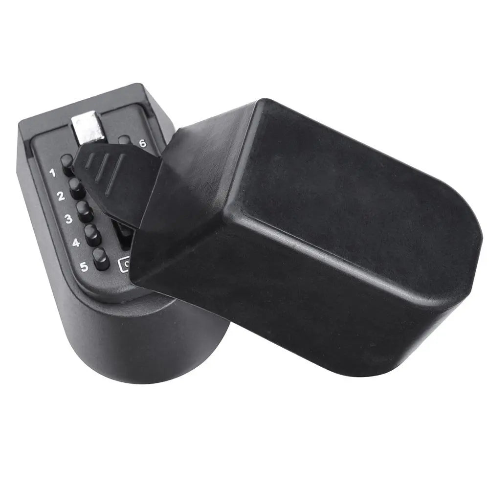 Wall Mounted Key Safe Box Mini Key Storage Cabinet Password Metal Key Storage Box with Waterproof Cover