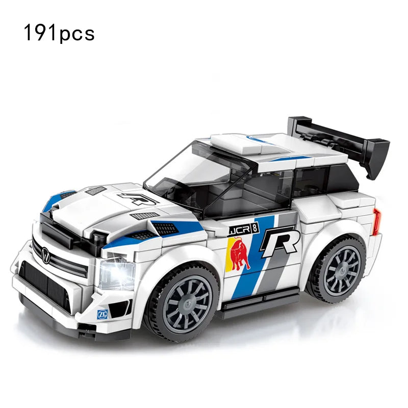 67 models City Racing Car Speed Champions Sports Building Blocks Bricks Classic Rally Super Racers F1 Great Vehicles kits toys