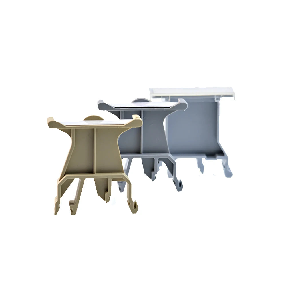 10 piezas Bloque de terminales de riel DIN UK-2.5B Cable Conductor eléctrico Conector universal Bloque de terminales de conexión por tornillo UK2.5B