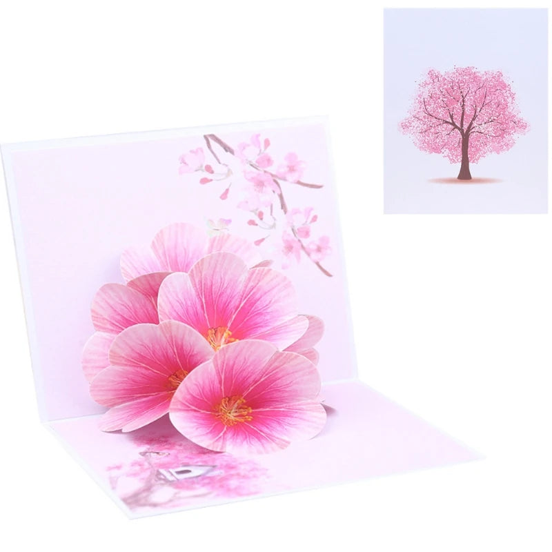 38 Styles 3D Pop Up Greeting Card Love In Hands Birthday Wedding Halloween Christmas Valentines' Day New Year Xmas Kids Gift