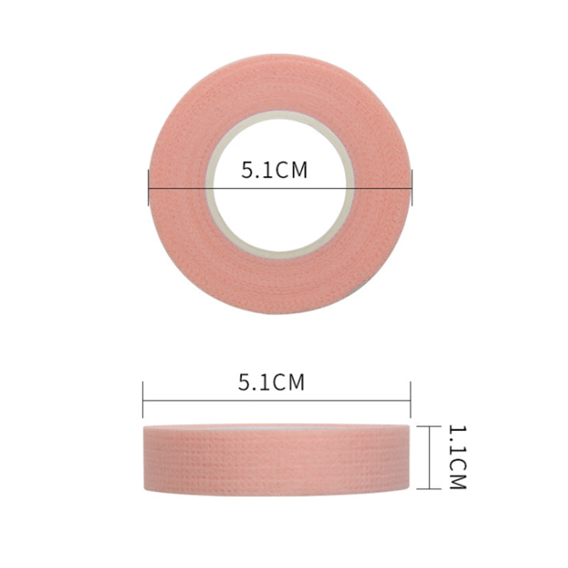 1 cinta para extensión de pestañas, cinta microporosa para pestañas, suministros para extensiones, parches para pestañas no tejidos transpirables, cintas, herramientas de maquillaje