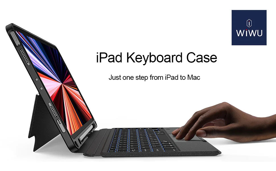 Clavier sans fil WiWU pour iPad Pro 11 13 2024 12.9 11 10.9 Clavier magnétique détachable pour iPad Air 11 13 2024 Clavier de tablette