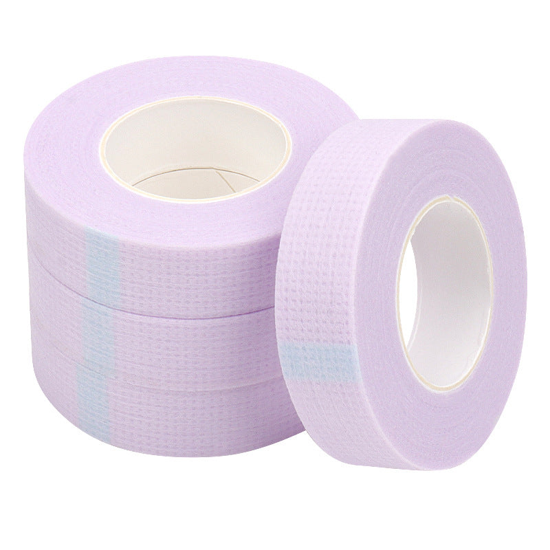 1 cinta para extensión de pestañas, cinta microporosa para pestañas, suministros para extensiones, parches para pestañas no tejidos transpirables, cintas, herramientas de maquillaje