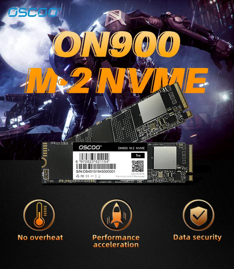 OSCOO M.2 NVME ssd M2 1TB PCIe NVME SSD 128GB 512GB 256gb Solid State Drive 2280 Internal Hard Disk hdd for Desktop PC Notebook