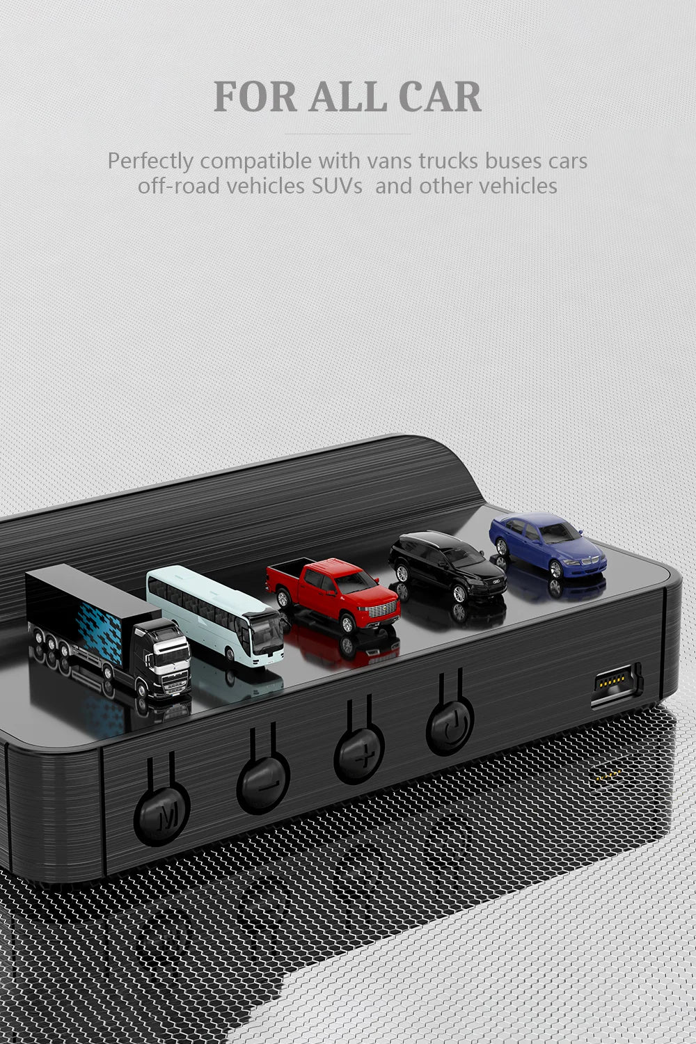 WYING M3 Auto OBD2 GPS Head-Up Display Electrónica para automóvil HUD Proyector Pantalla Digital Velocímetro para automóvil Accesorios para todos los automóviles