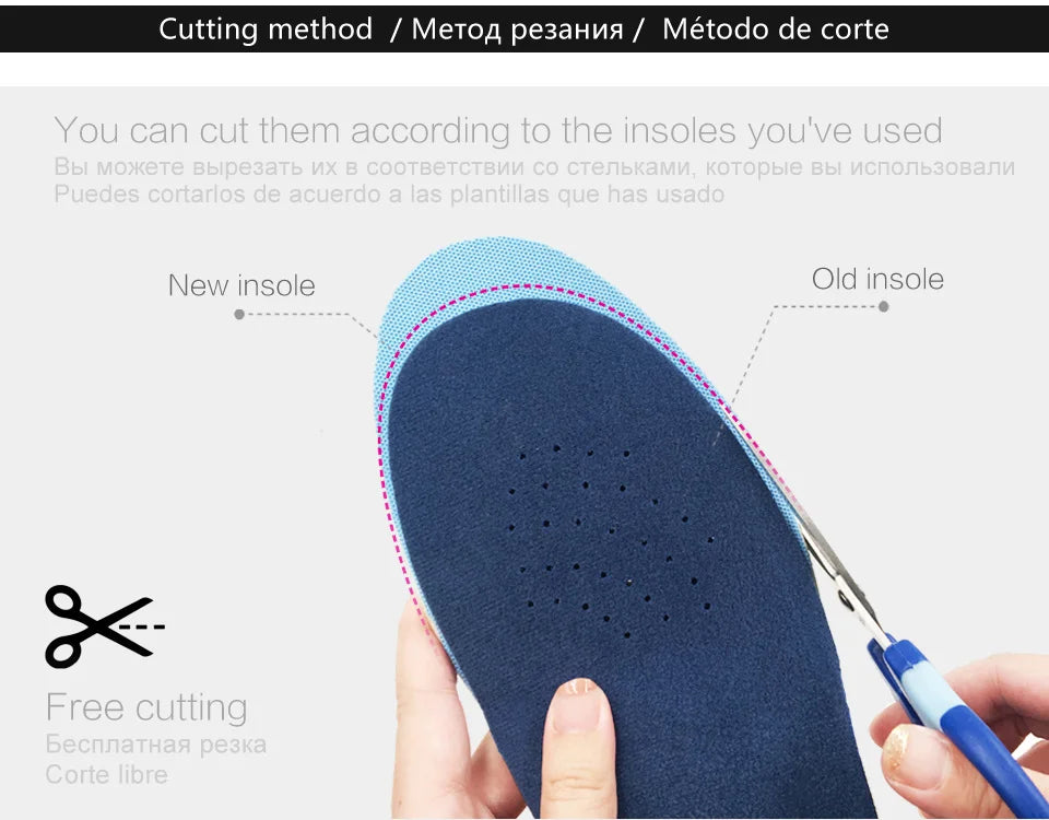 3-9cm Height Increase Insoles for Men Women Elevator Shoes Cushion Unisex Sneakers Heel Lifting Insert Heighten Insoles