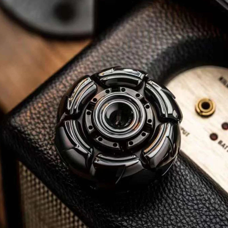 Juguete antiestrés EDC Beetle Finger Spinner con circonita pulida y diseño original de GoBiggeR Pillbug