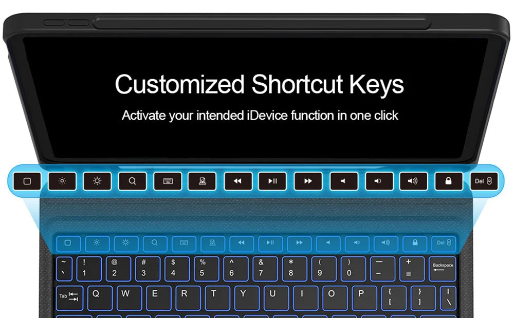 Clavier sans fil WiWU pour iPad Pro 11 13 2024 12.9 11 10.9 Clavier magnétique détachable pour iPad Air 11 13 2024 Clavier de tablette