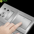 15 A/20 A 110 V-250 V Estados Unidos 1 2 enchufes Autenticación UL Toma estándar de EE. UU. Toma de corriente de América del Norte Interruptor de pared