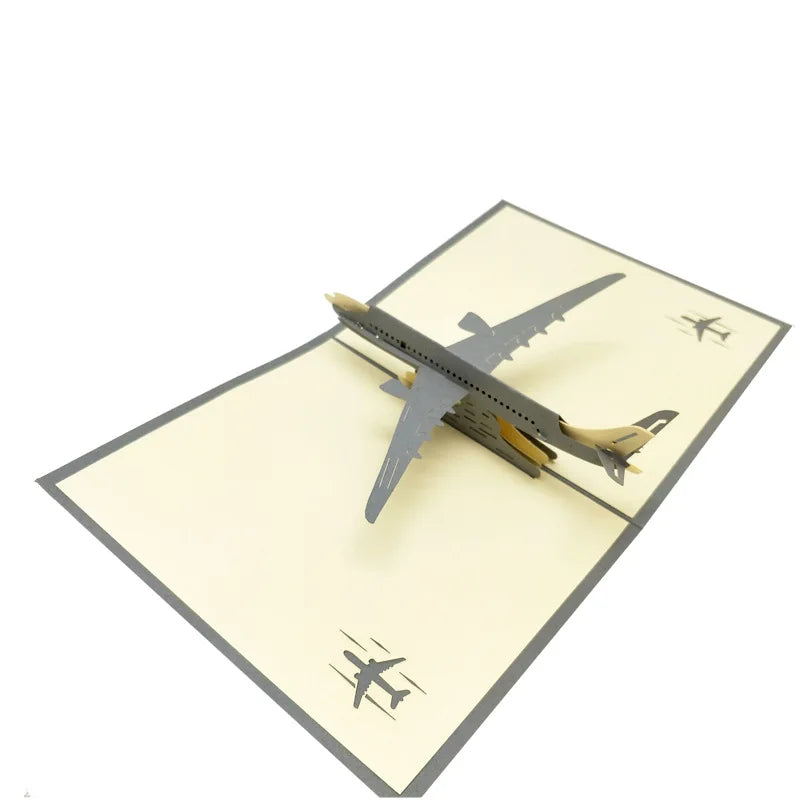 3D Pop UP Invitations Card 3D Paper World Attractions Birthday Greeting Cards 3D Tourist Postcard Save The Date Boy Gift Card