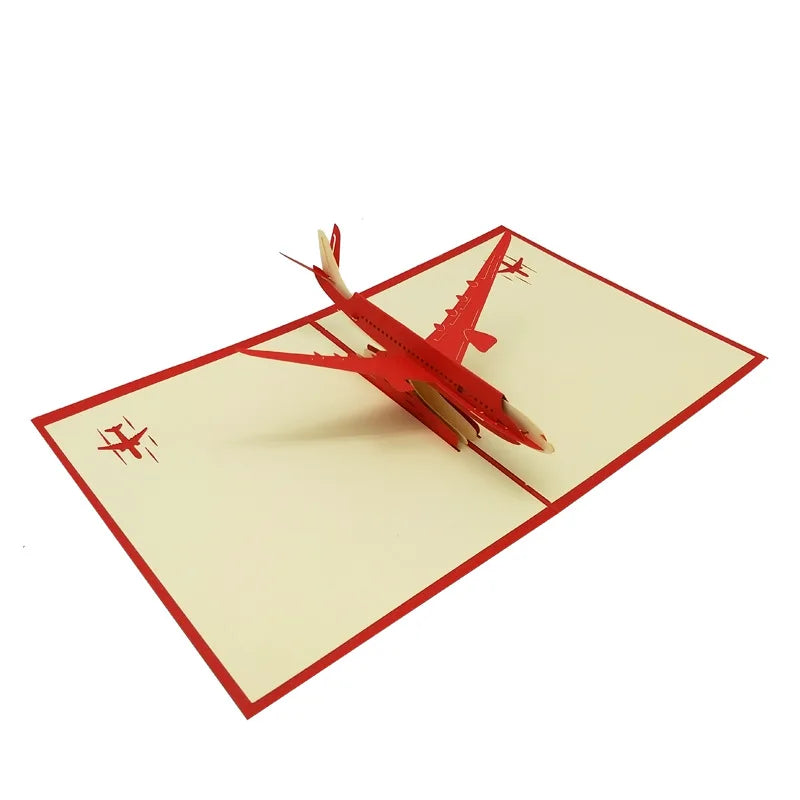 3D Pop UP Invitations Card 3D Paper World Attractions Birthday Greeting Cards 3D Tourist Postcard Save The Date Boy Gift Card