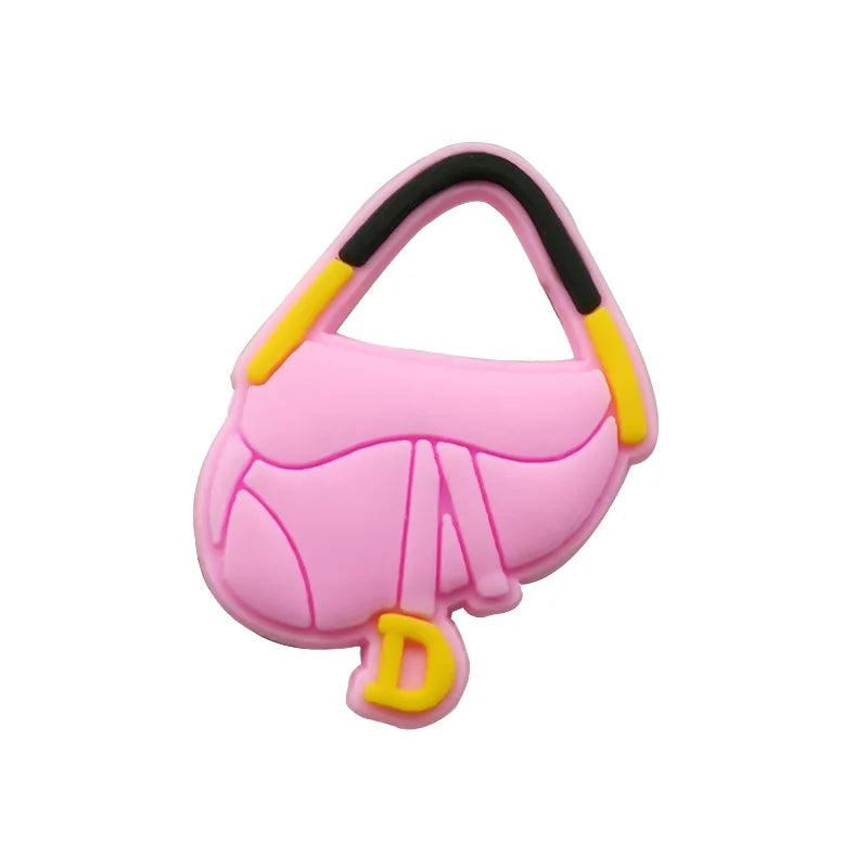 1 breloque pour chaussures en PVC pour filles et femmes, accessoires de maquillage, de rouge à lèvres, de couronne pour talons hauts, adaptés aux sabots, ornements de sandales de jardin