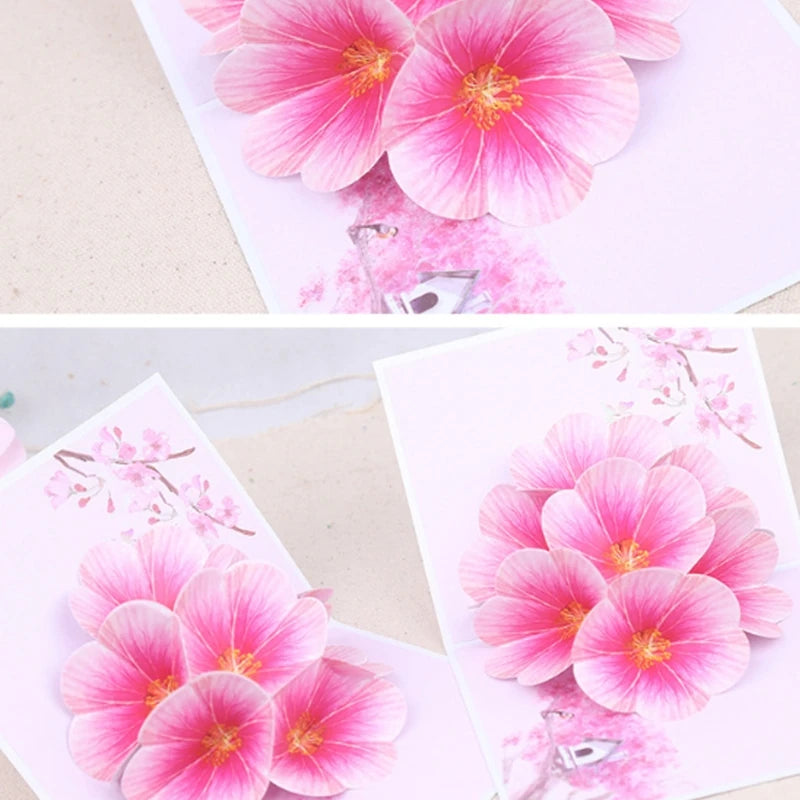 38 Styles 3D Pop Up Greeting Card Love In Hands Birthday Wedding Halloween Christmas Valentines' Day New Year Xmas Kids Gift