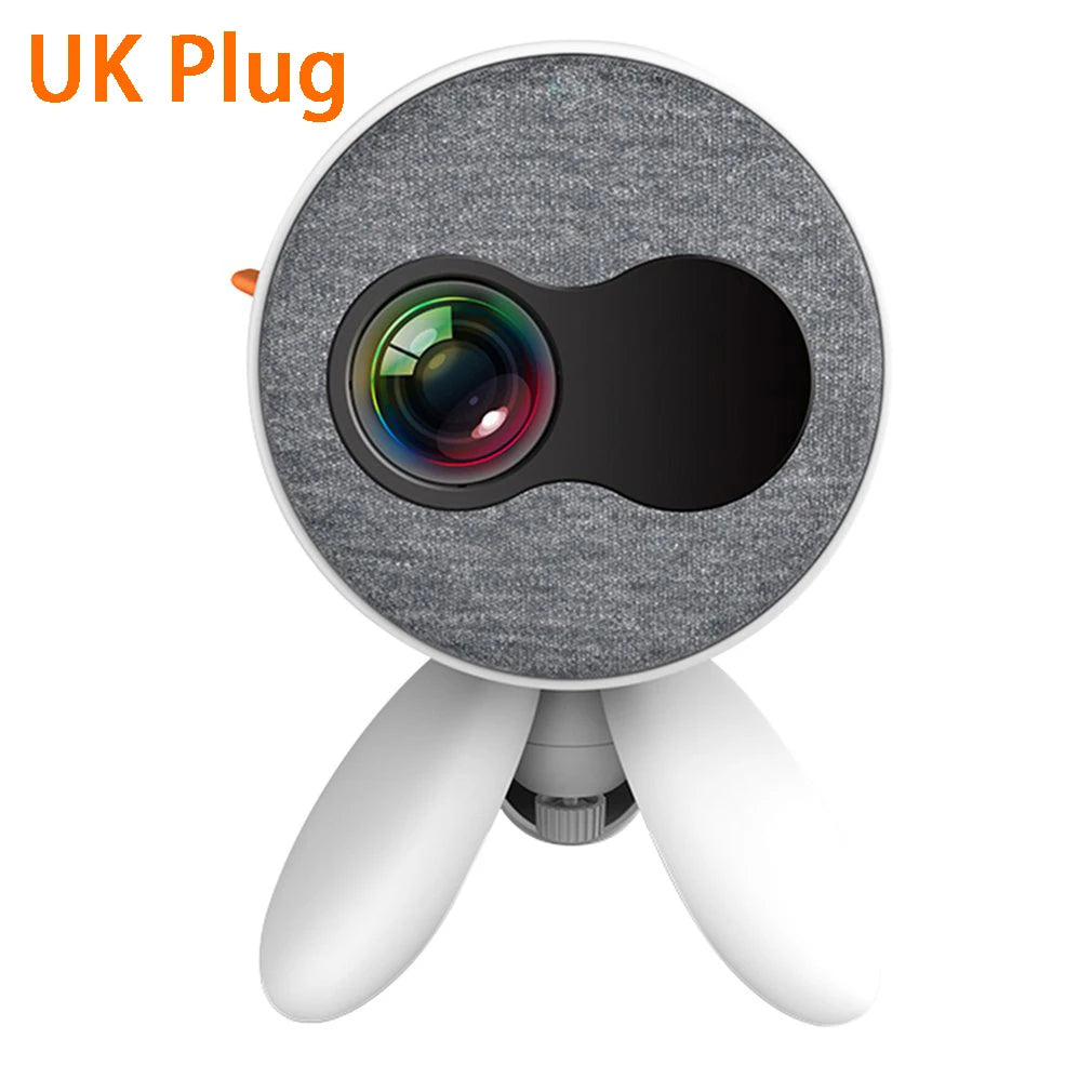 Proyector doméstico YG220 LED Mini proyector portátil con soporte Pantalla de alta definición 1080p Proyector de video para cine en casa