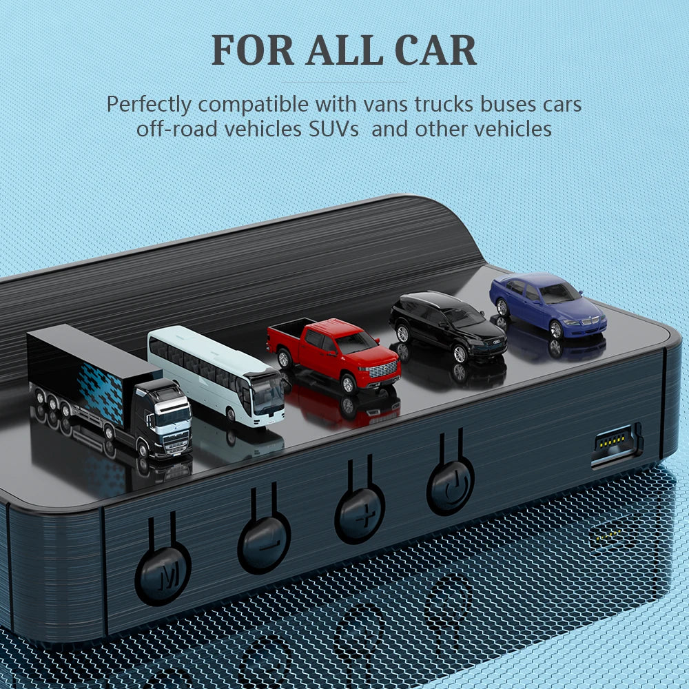 WiiYii M3 HUD Affichage tête haute OBD2 Ordinateur de bord Projecteur de vitesse OBD2 Auto Ordinateur de bord Alarme de kilométrage de carburant Accessoires de voiture
