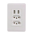 15 A/20 A 110 V-250 V Estados Unidos 1 2 enchufes Autenticación UL Toma estándar de EE. UU. Toma de corriente de América del Norte Interruptor de pared
