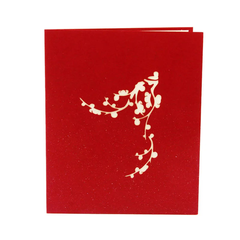 38 Styles 3D Pop Up Greeting Card Love In Hands Birthday Wedding Halloween Christmas Valentines' Day New Year Xmas Kids Gift