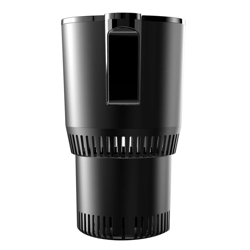 Calentador de tazas para oficina y automóvil de 12 V, enfriador con pantalla de temperatura, soporte para taza de bebida inteligente 2 en 1, enfriador de bebidas, calentador de biberones