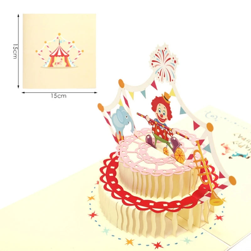 38 Styles 3D Pop Up Greeting Card Love In Hands Birthday Wedding Halloween Christmas Valentines' Day New Year Xmas Kids Gift