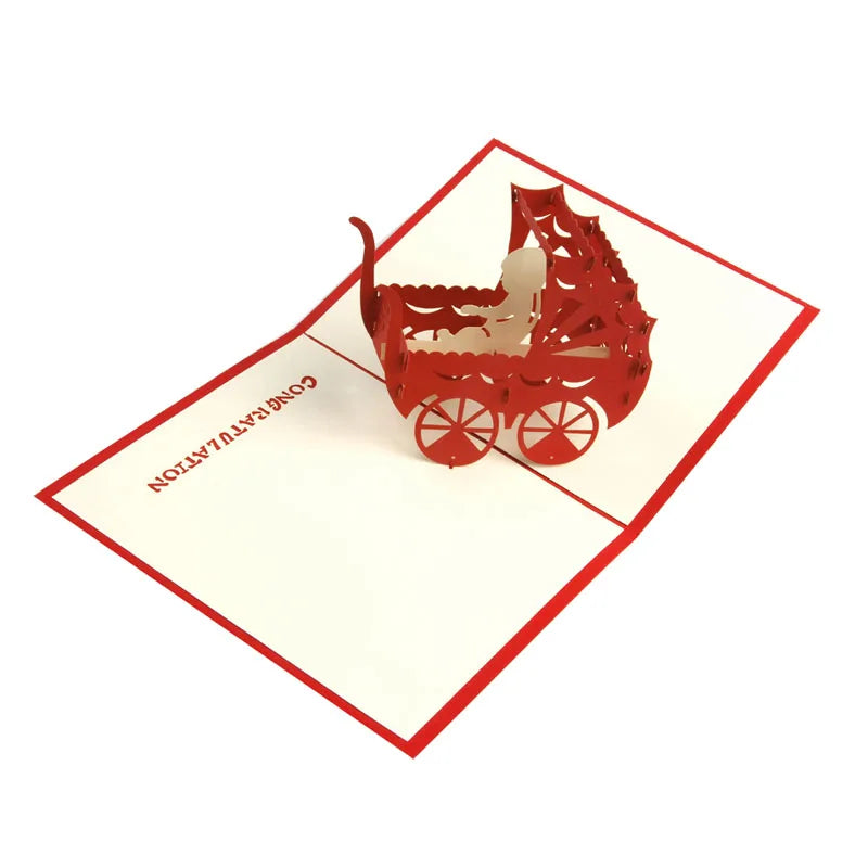 38 Styles 3D Pop Up Greeting Card Love In Hands Birthday Wedding Halloween Christmas Valentines' Day New Year Xmas Kids Gift