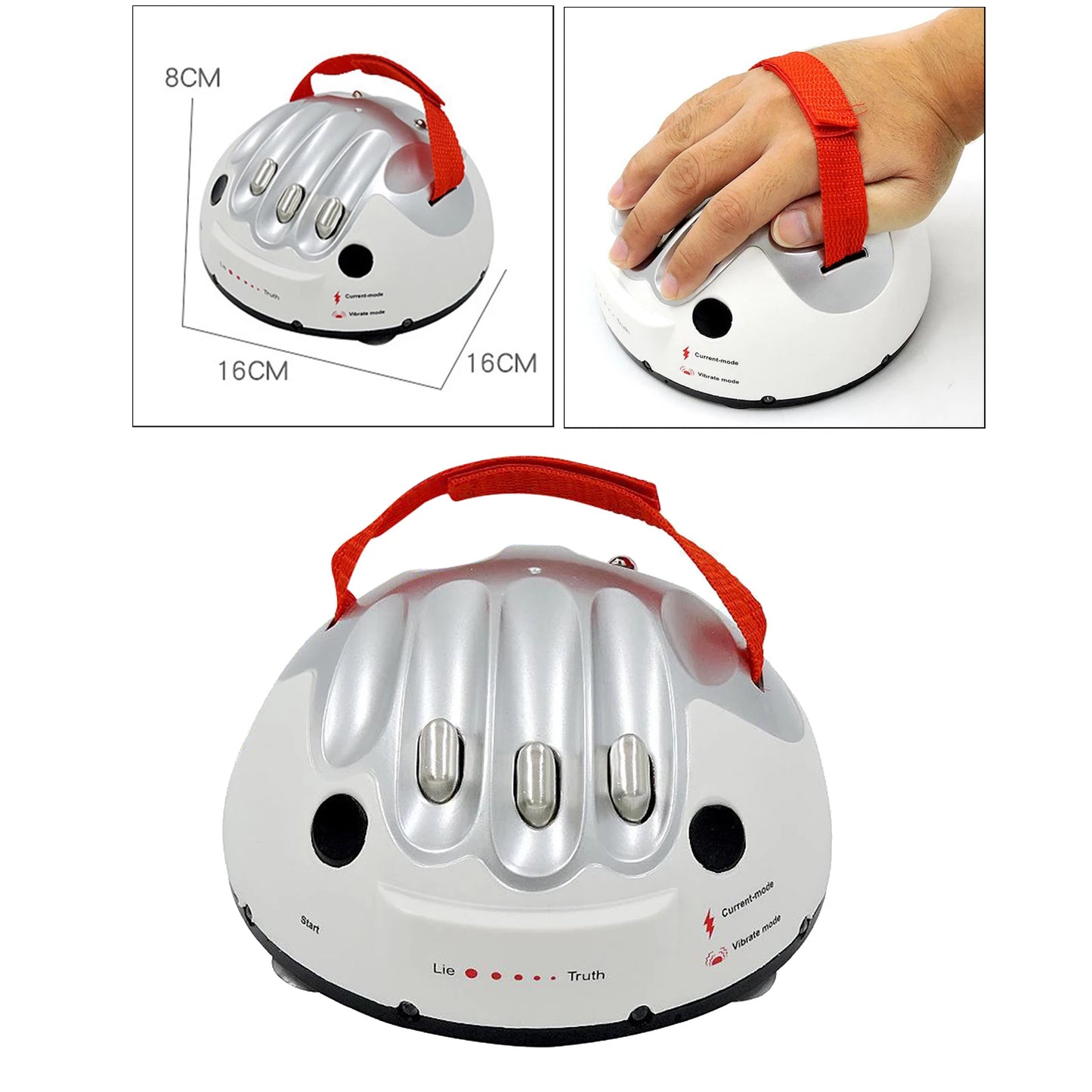 Detector de mentiras en miniatura para adultos, divertido y complicado, ajustable, para fiestas, juguetes para niños y adultos
