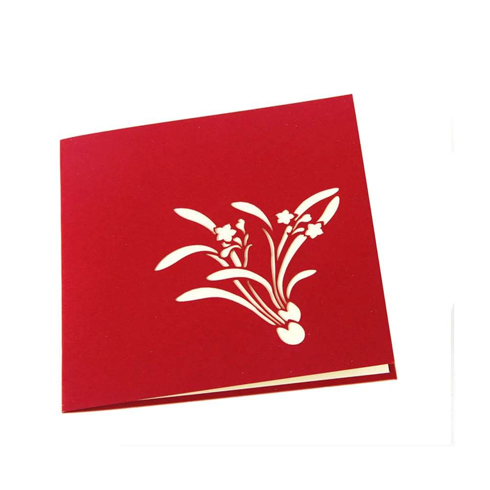 38 Styles 3D Pop Up Greeting Card Love In Hands Birthday Wedding Halloween Christmas Valentines' Day New Year Xmas Kids Gift