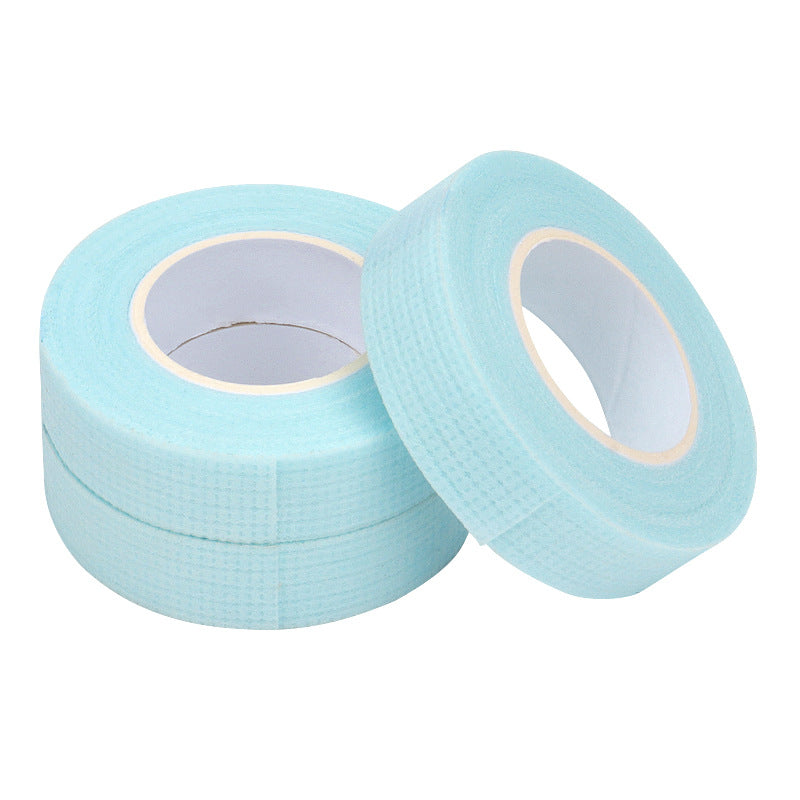 1 cinta para extensión de pestañas, cinta microporosa para pestañas, suministros para extensiones, parches para pestañas no tejidos transpirables, cintas, herramientas de maquillaje