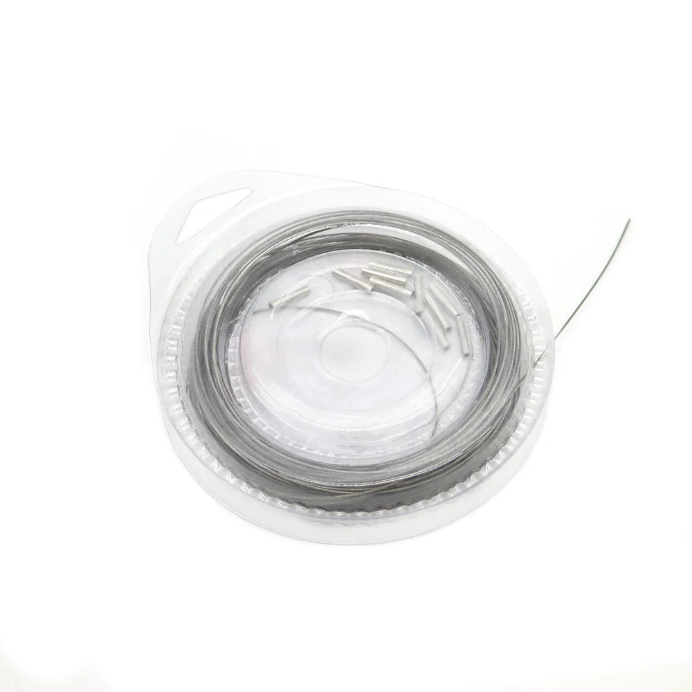 Cable de acero tejido de 7 hebras recubierto de nailon anticorrosión de 10 m, de 5 lb a 200 lb, para aparejos, señuelos de pesca, línea líder