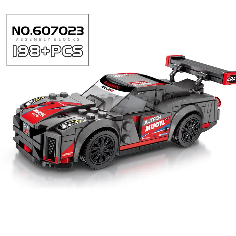 67 models City Racing Car Speed Champions Sports Building Blocks Bricks Classic Rally Super Racers F1 Great Vehicles kits toys