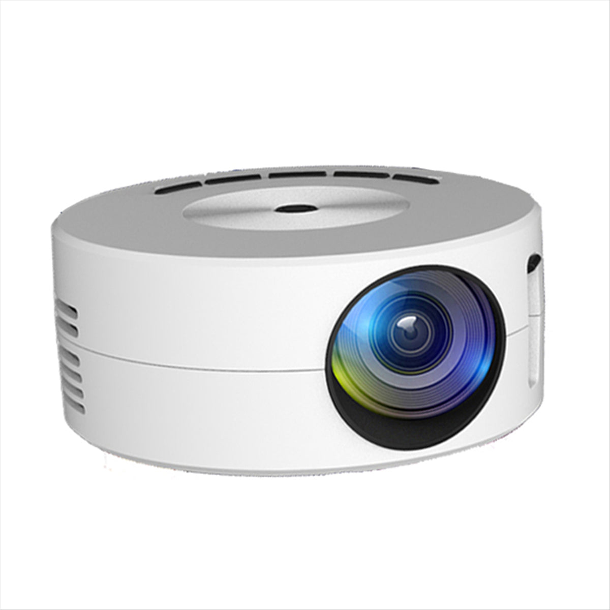 Miniproyector LED YT200 Reproductor multimedia doméstico Proyectores portátiles de audio Proyección de vídeo USB con cable Misma pantalla Espejo