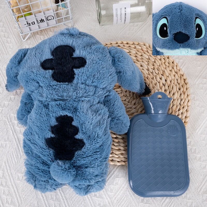 Angel Stitch winter cute plush doll water-filled hot water bottle student girl hot water bottle hot water bottle water-filled