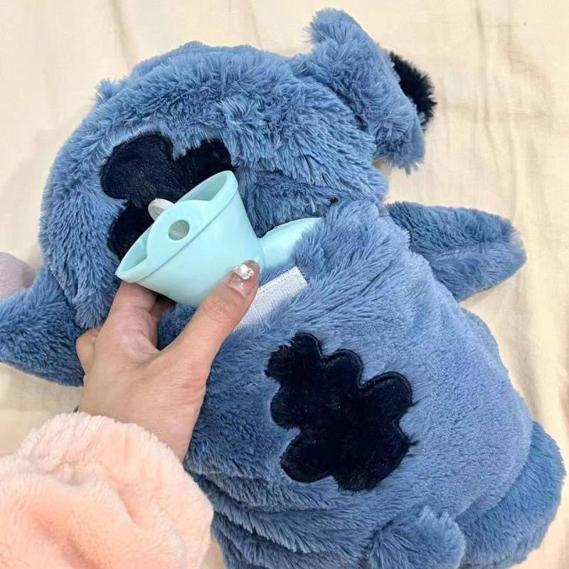 Angel Stitch winter cute plush doll water-filled hot water bottle student girl hot water bottle hot water bottle water-filled
