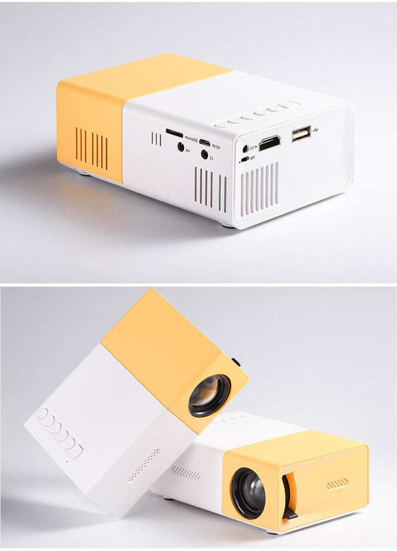 Miniproyector Xiaomi YG300, portátil, para cine en casa, Smart TV, proyector láser, cine 3D, LED, vídeo, películas 4K HD a través del puerto HD