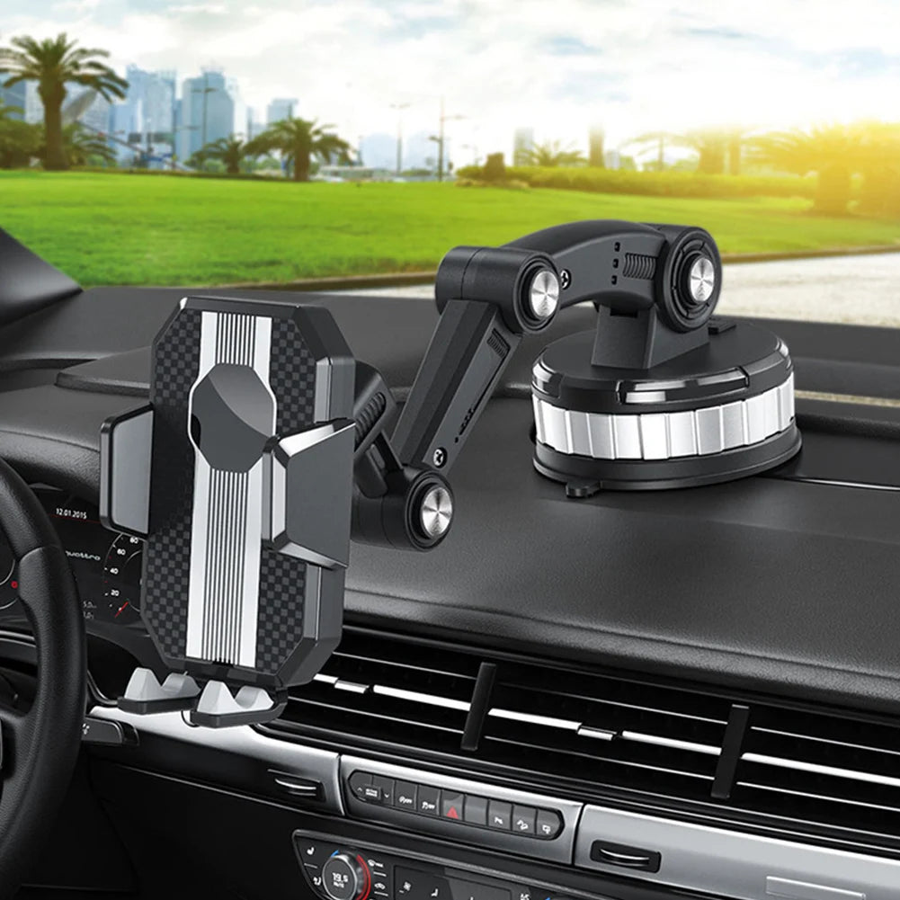 360° Rotation Universal Car Phone Holder Moblie Windshield Mount For iPhone Samsung Xiaomi Hand Free Driving Car Phone Stand