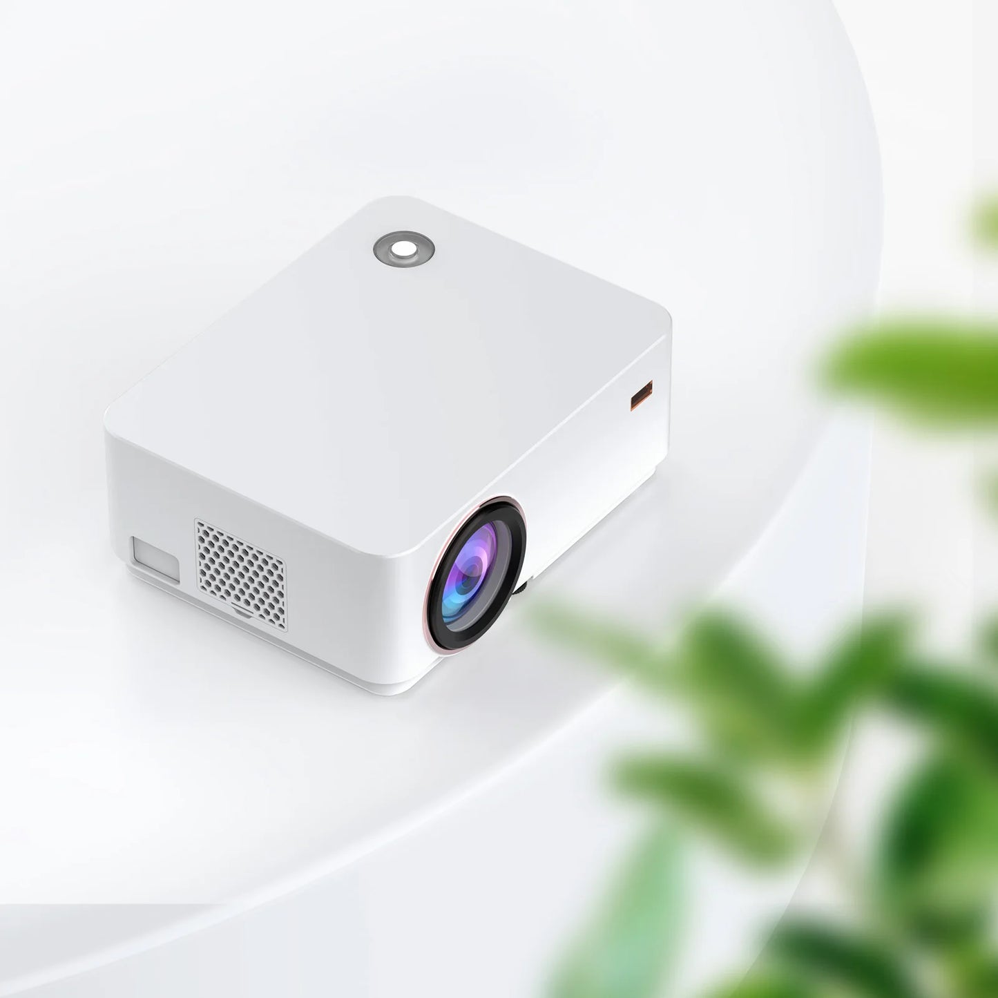 WZATCO Nouveau D5 1080P 5G WiFi Android Smart Digital Focus Full HD Projecteur LED Vidéo Home Cinéma Cinéma Projecteur LCD Beamer