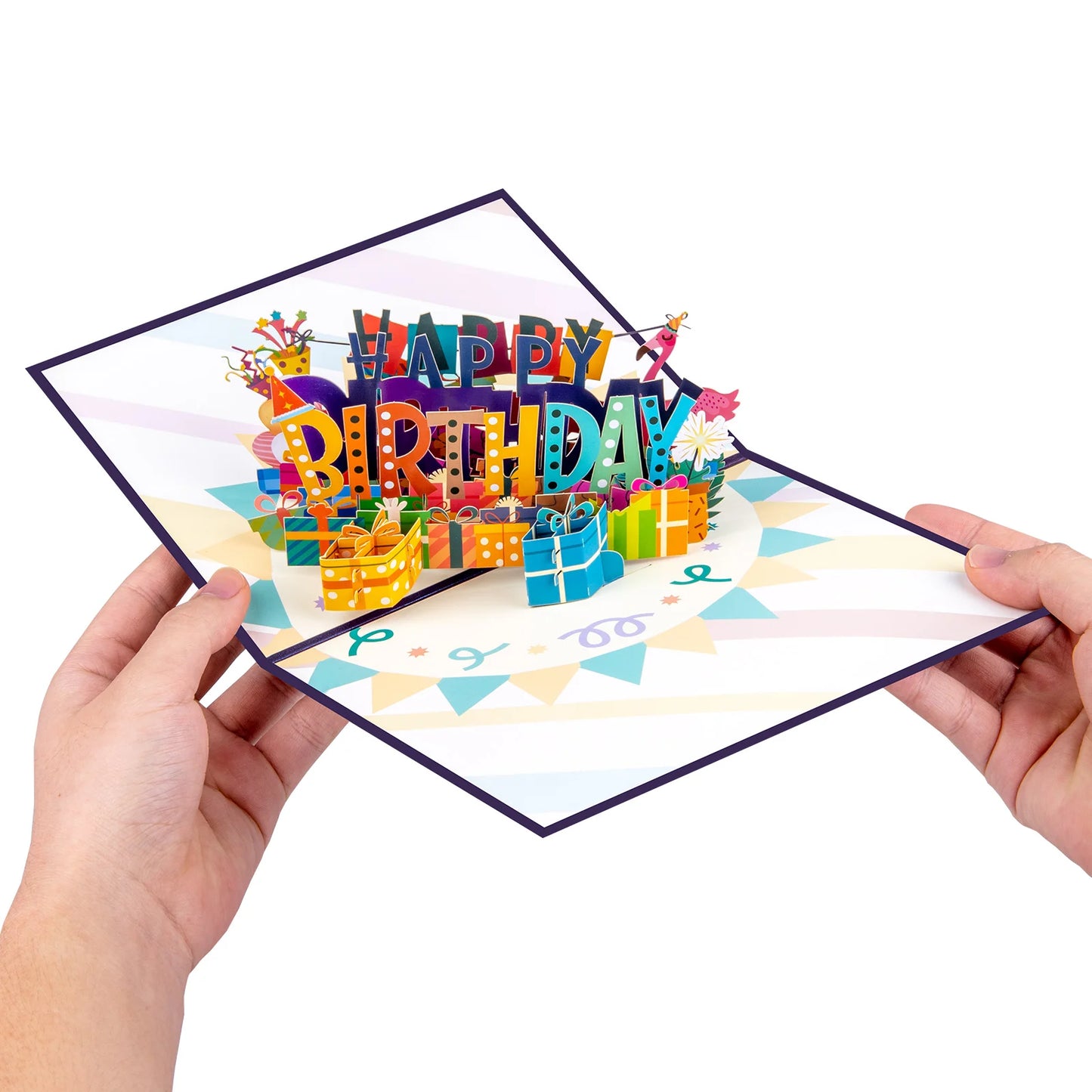 3D Pop-Up Cards Flowers Birthday Card Anniversary Gifts Postcard Maple Cherry Tree Wedding Invitations Greeting Cards