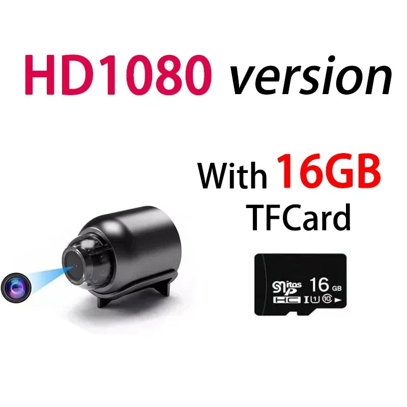 Mini cámara WiFi HD de 1080P para seguridad en interiores, vigilancia, monitor para bebés, videocámara con visión nocturna, cámara IP, grabadora de audio y video