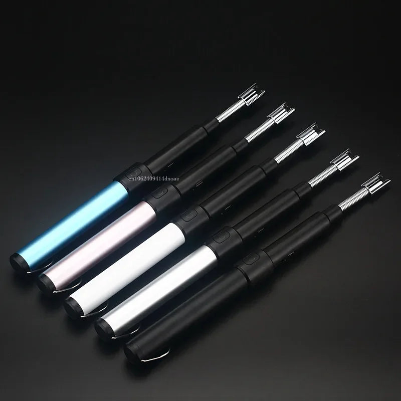 70 CM BBQ Candle USB Lighters Long adjustable Rechargeable Kitchen Windproof Cigarette Lighters Plasma Pulsed Powerful Arc