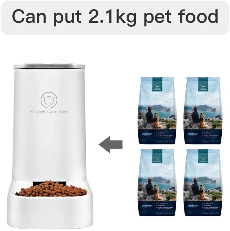Comedero automático para gatos y perros, dispensador automático de agua, práctico para viajes de corta distancia, gran capacidad, para gatos