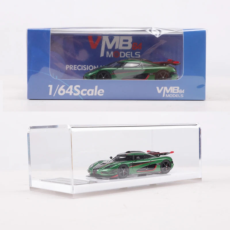 VMB 1:64 One 1 Blue/Silver Resin Model Car Limited Edition
