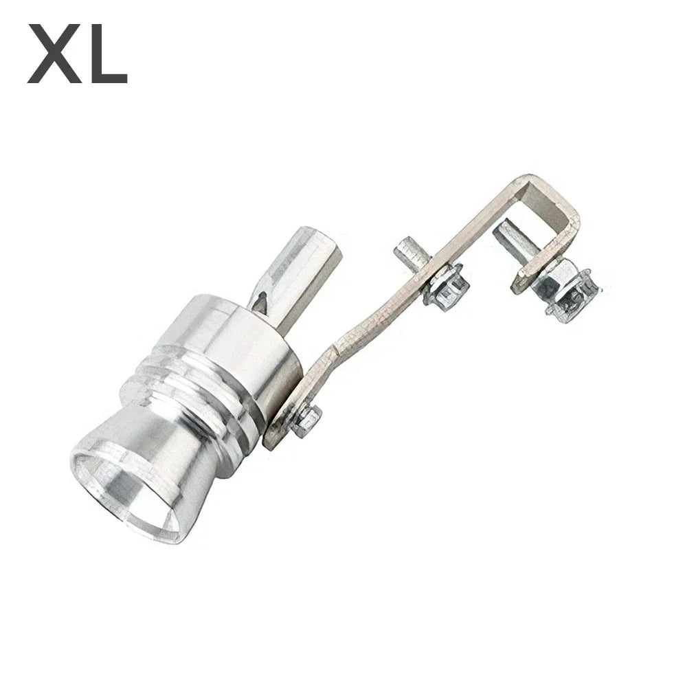 1 pieza de silbato de turbina modificado para automóvil, silbato de tubo de escape, silbato de imitación para motocicleta, silbato amplificador de sonido de escape de turbina