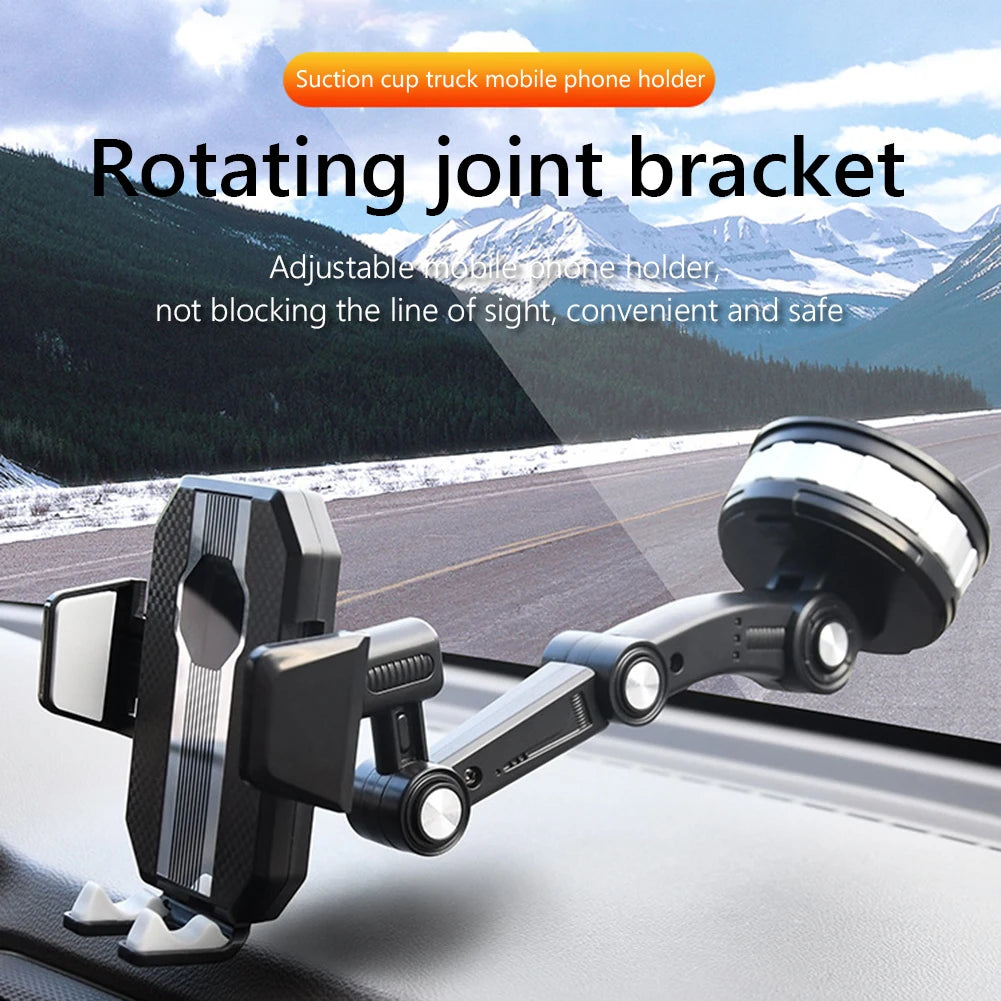 Strong Suction Cup Car Phone Holder Center Console Smartphone Sucker Mount Rack