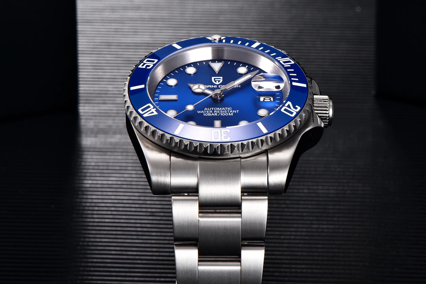 PAGANI DESIGN 40MM Men Automatic Mechanical Watches TOP Brand NH35 Auto Date Luxury Sport Dive BGW-9 Sapphire Watch For Men 2023